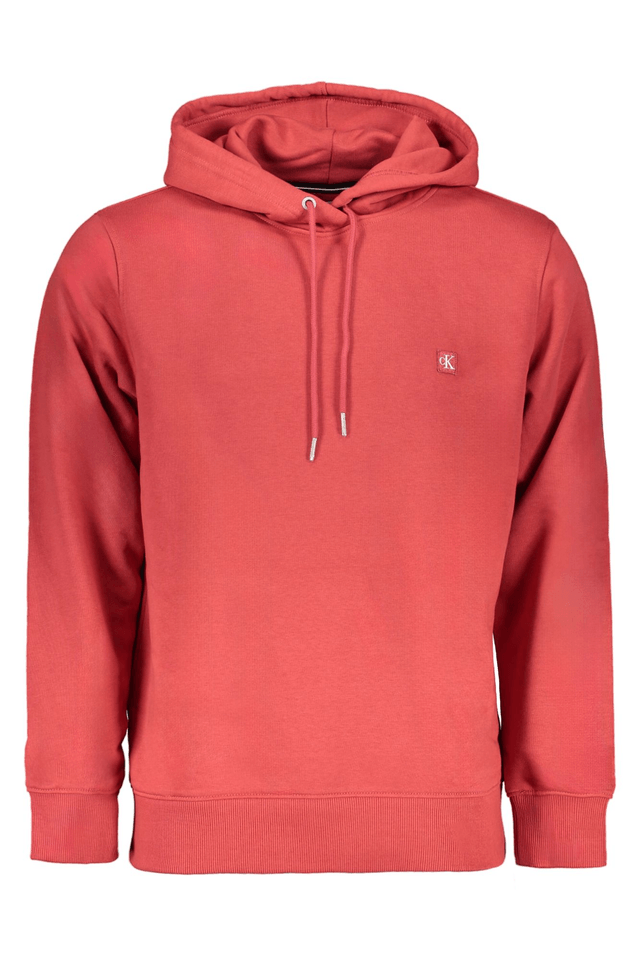 8414CALVIN KLEIN FELPA SENZA ZIP UOMO ROSSO
