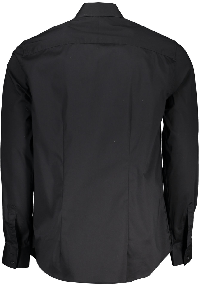 7510GUESS JEANS CAMICIA MANICHE LUNGHE UOMO NERO