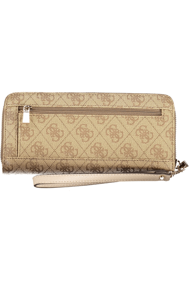 10434GUESS JEANS PORTAFOGLIO DONNA BEIGE