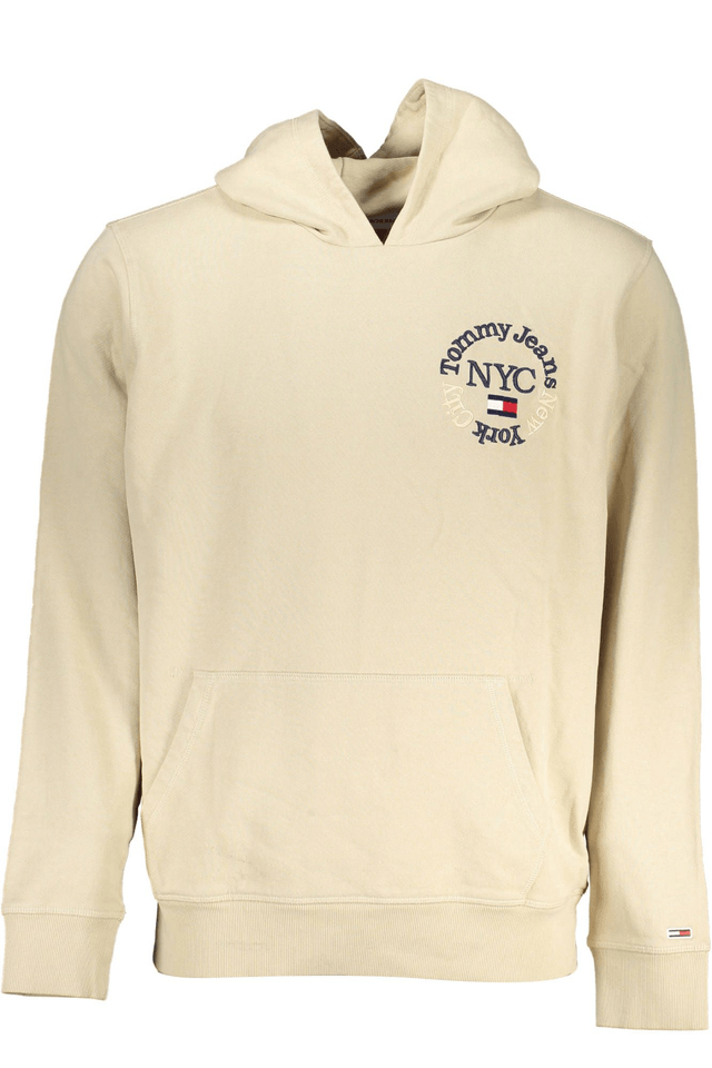 4462TOMMY HILFIGER FELPA SENZA ZIP UOMO BEIGE