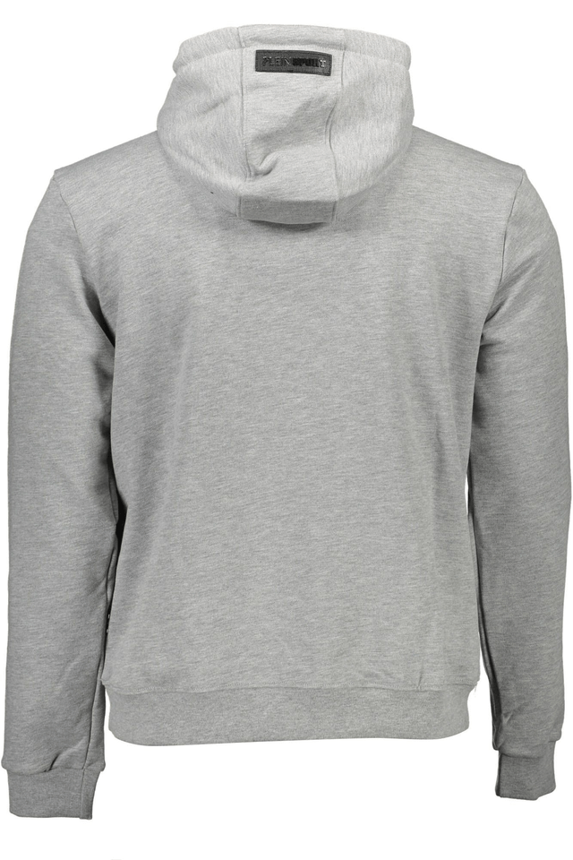 1233PLEIN SPORT FELPA SENZA ZIP UOMO GRIGIO