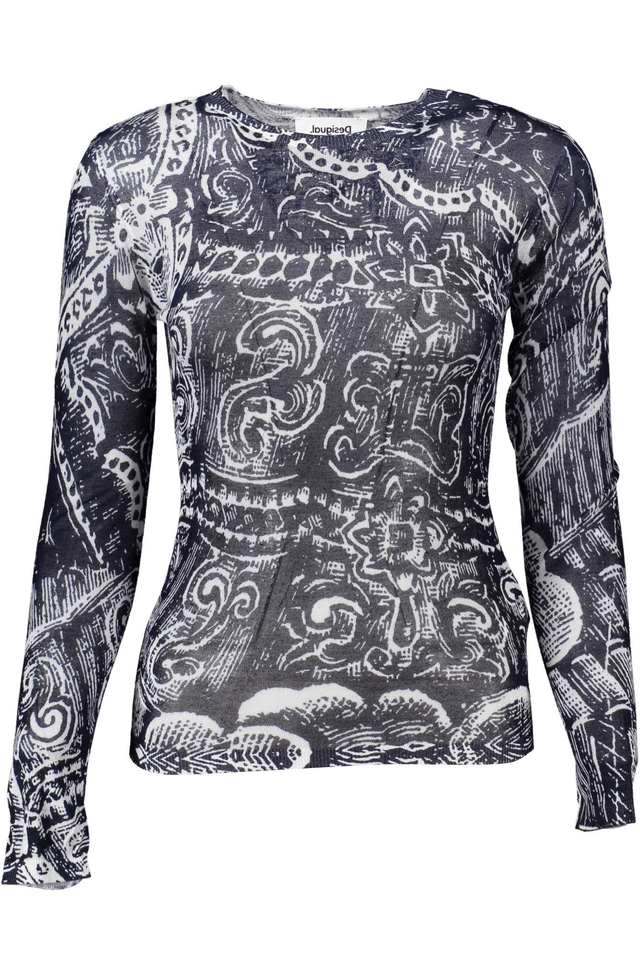1063DESIGUAL MAGLIA DONNA BLU