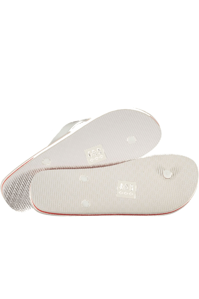 9423NORWAY 1963 CALZATURA CIABATTA UOMO BIANCO
