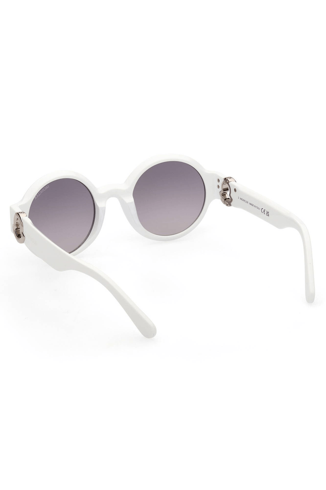 4345MONCLER OCCHIALE DA SOLE DONNA BIANCO