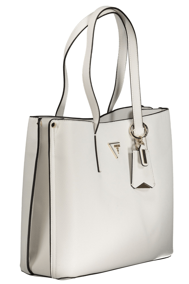 8920GUESS JEANS BORSA DONNA BIANCO