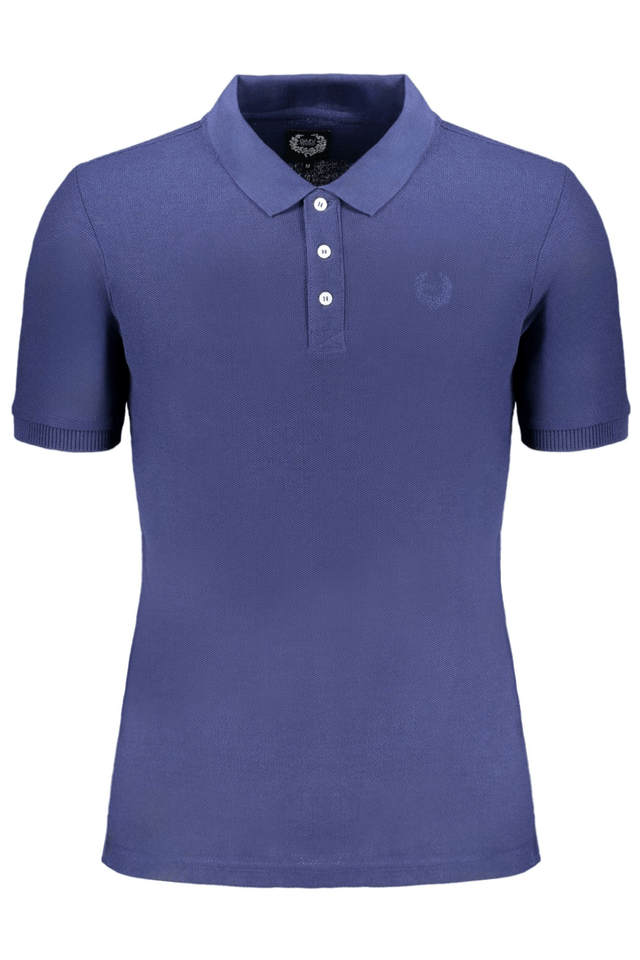 9638GIAN MARCO VENTURI POLO MANICHE CORTE UOMO BLU
