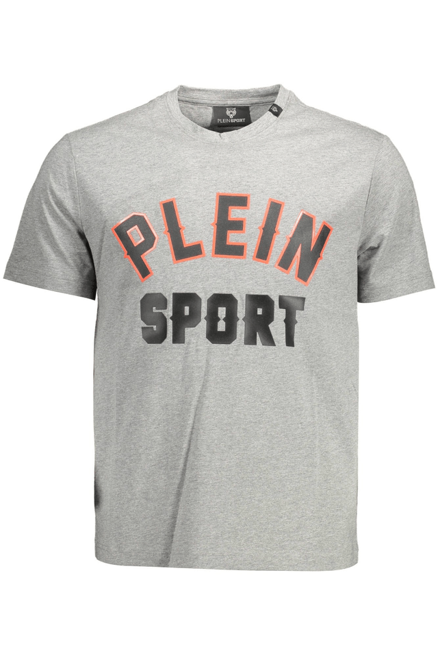 1481PLEIN SPORT T-SHIRT MANICHE CORTE UOMO GRIGIO