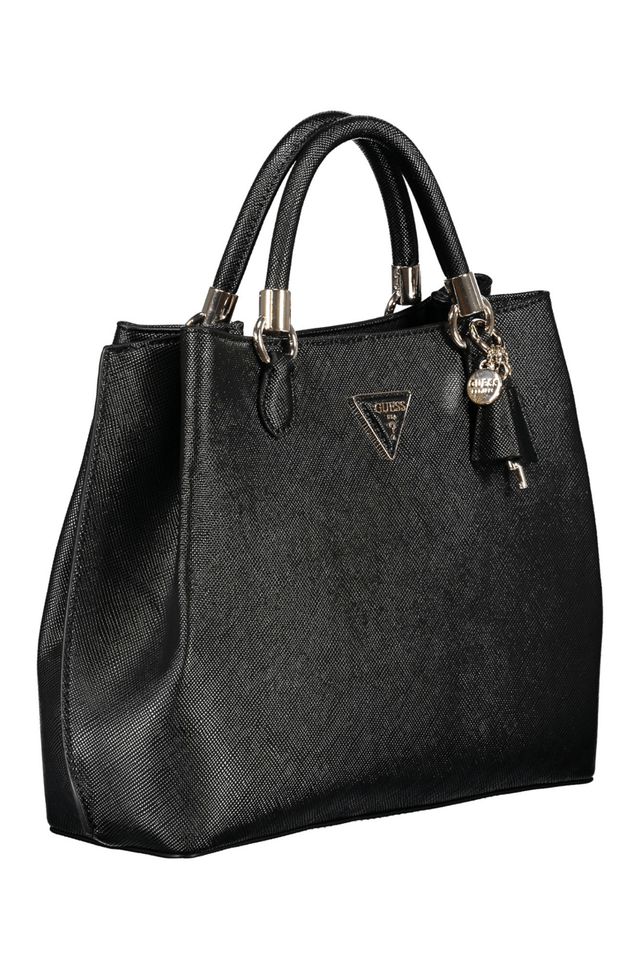 6864GUESS JEANS BORSA DONNA NERO