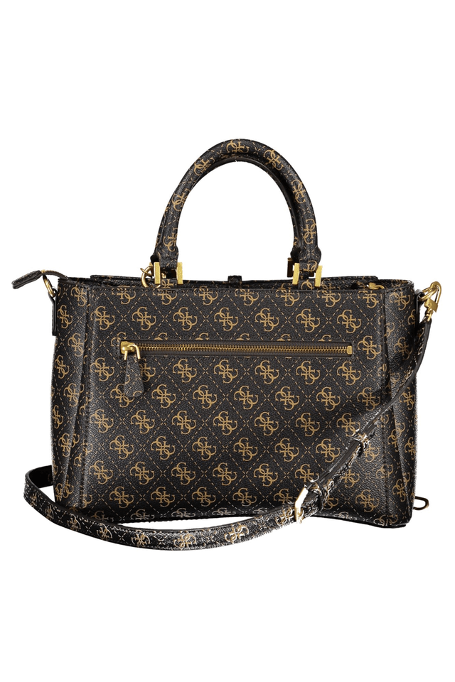 6862GUESS JEANS BORSA DONNA MARRONE