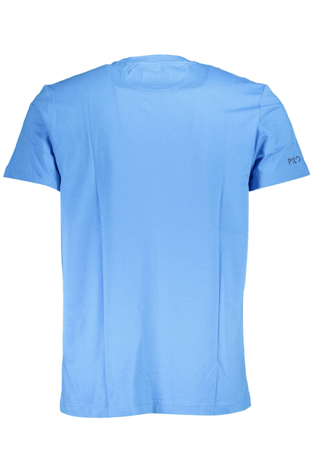 3873LA MARTINA T-SHIRT MANICHE CORTE UOMO AZZURRO