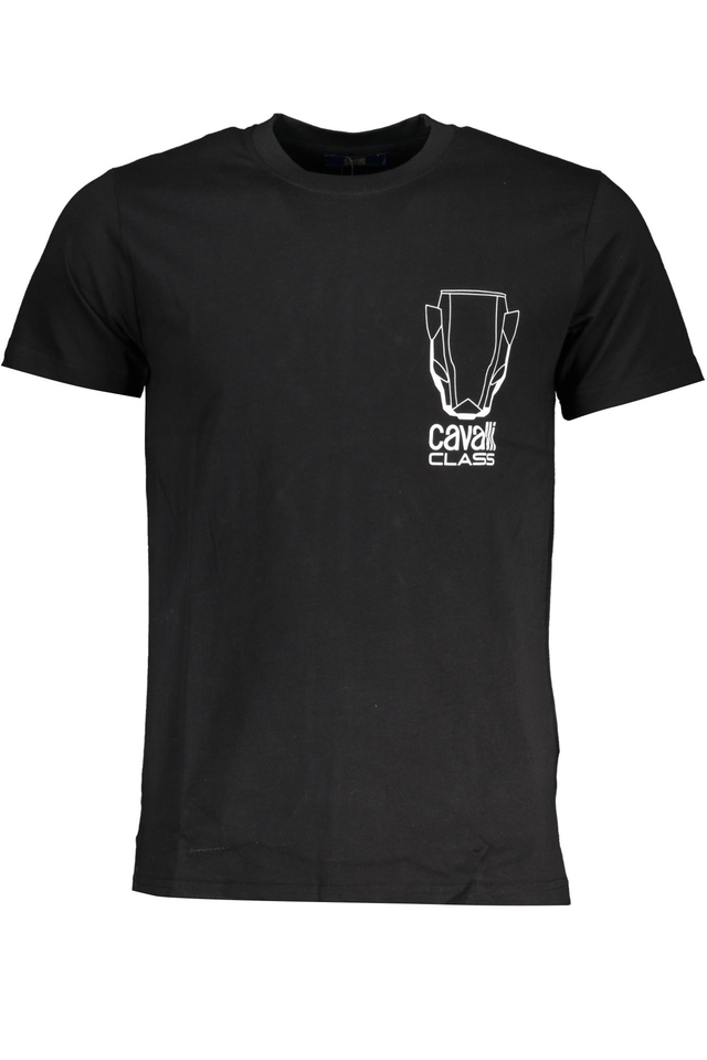 7864CAVALLI CLASS T-SHIRT MANICHE CORTE UOMO NERO