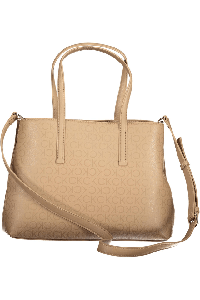 3772CALVIN KLEIN BORSA DONNA BEIGE