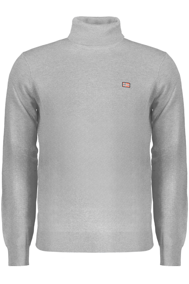 10281NORWAY 1963 MAGLIA UOMO GRIGIO