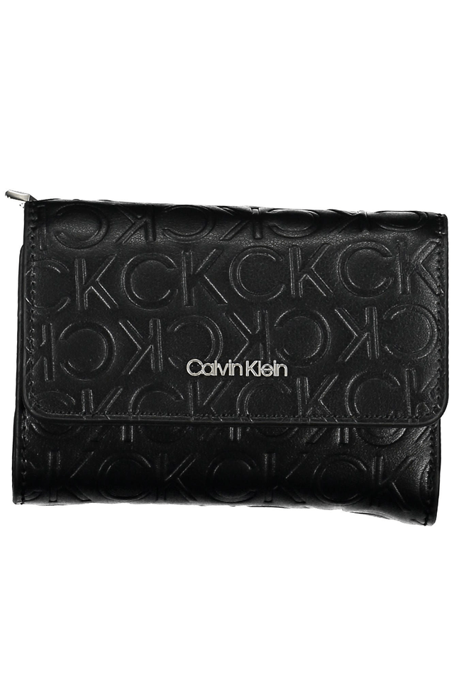 4610CALVIN KLEIN PORTAFOGLIO DONNA NERO
