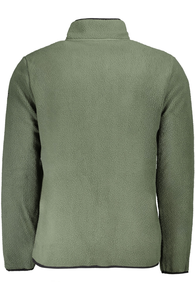 10143NORWAY 1963 FELPA CON ZIP UOMO VERDE