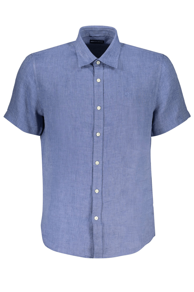 8717NORTH SAILS CAMICIA MANICHE CORTE UOMO BLU