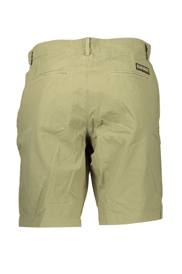 7684NAPAPIJRI PANTALONE BERMUDA UOMO VERDE