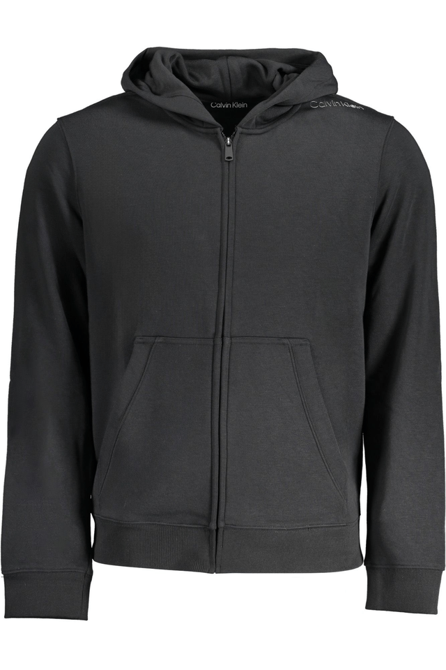 10547CALVIN KLEIN FELPA CON ZIP UOMO NERO