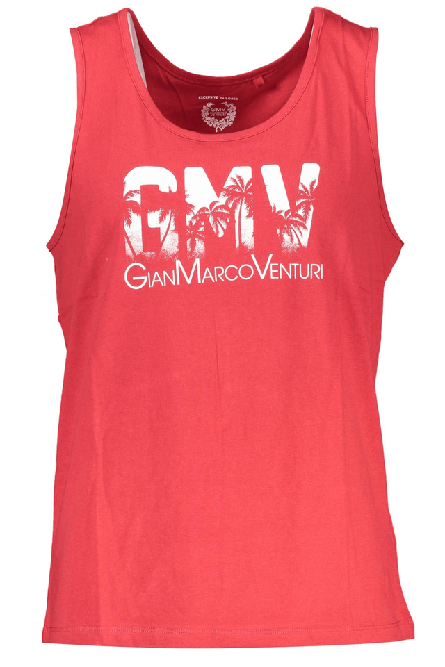 3985GIAN MARCO VENTURI CANOTTA UOMO ROSSO