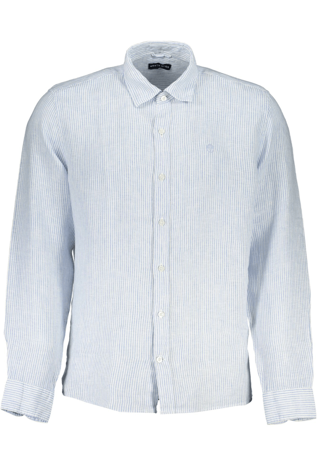 8601NORTH SAILS CAMICIA MANICHE LUNGHE UOMO AZZURRO