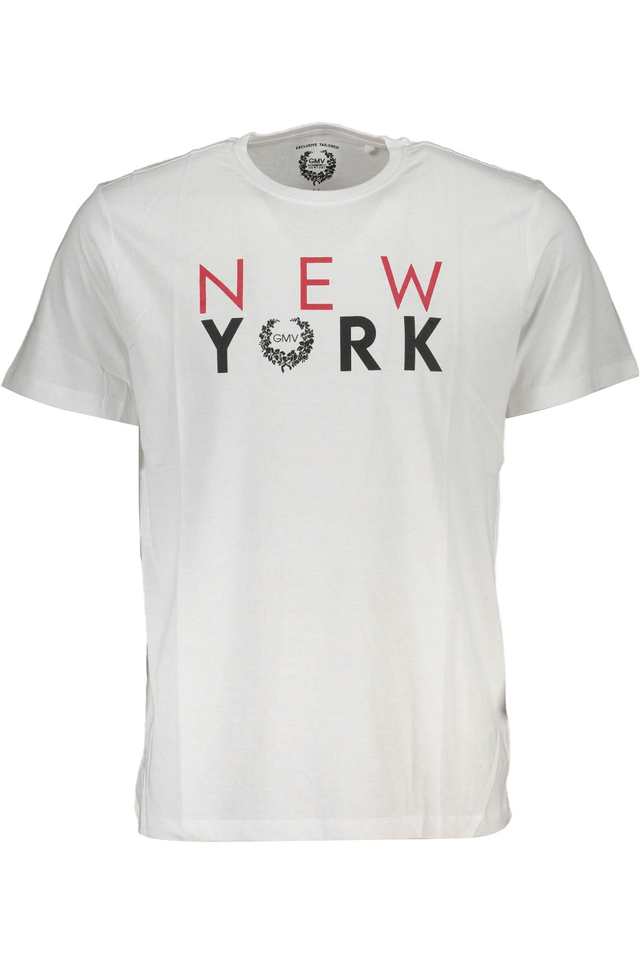 4036GIAN MARCO VENTURI T-SHIRT MANICHE CORTE UOMO BIANCO
