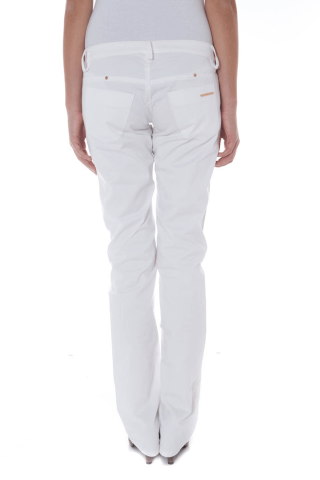 658PHARD PANTALONE DONNA BIANCO