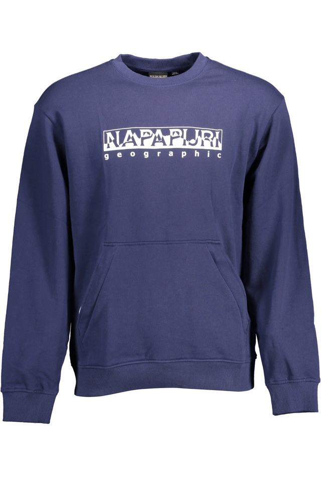 1502NAPAPIJRI FELPA SENZA ZIP UOMO BLU