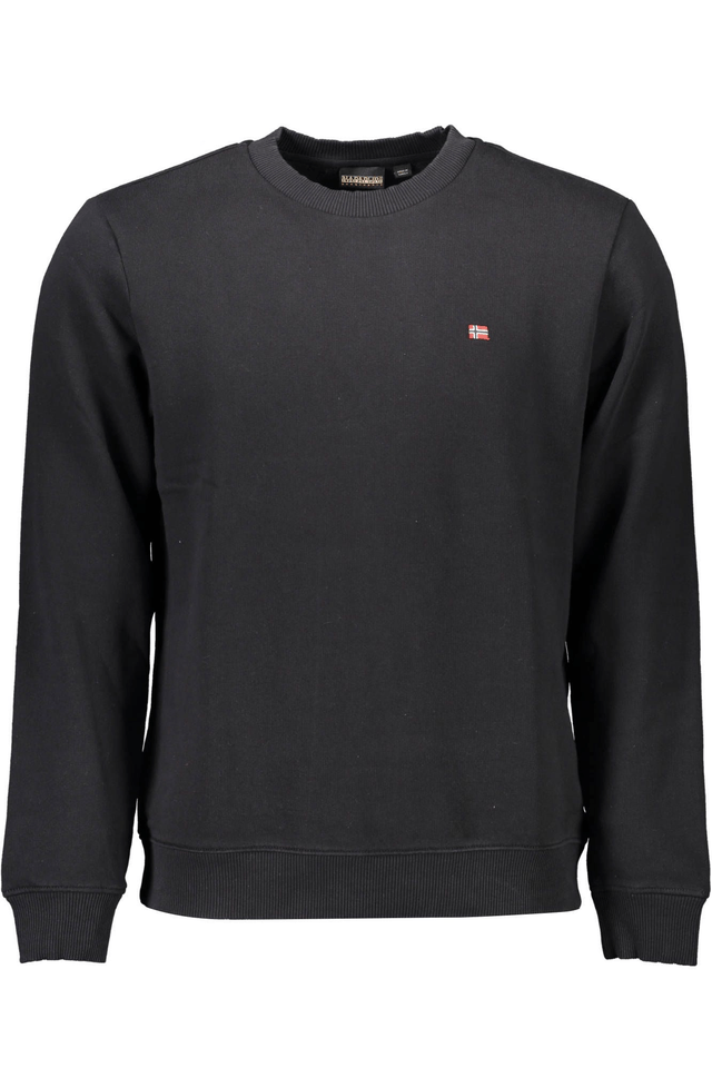 1057NAPAPIJRI FELPA SENZA ZIP UOMO NERO