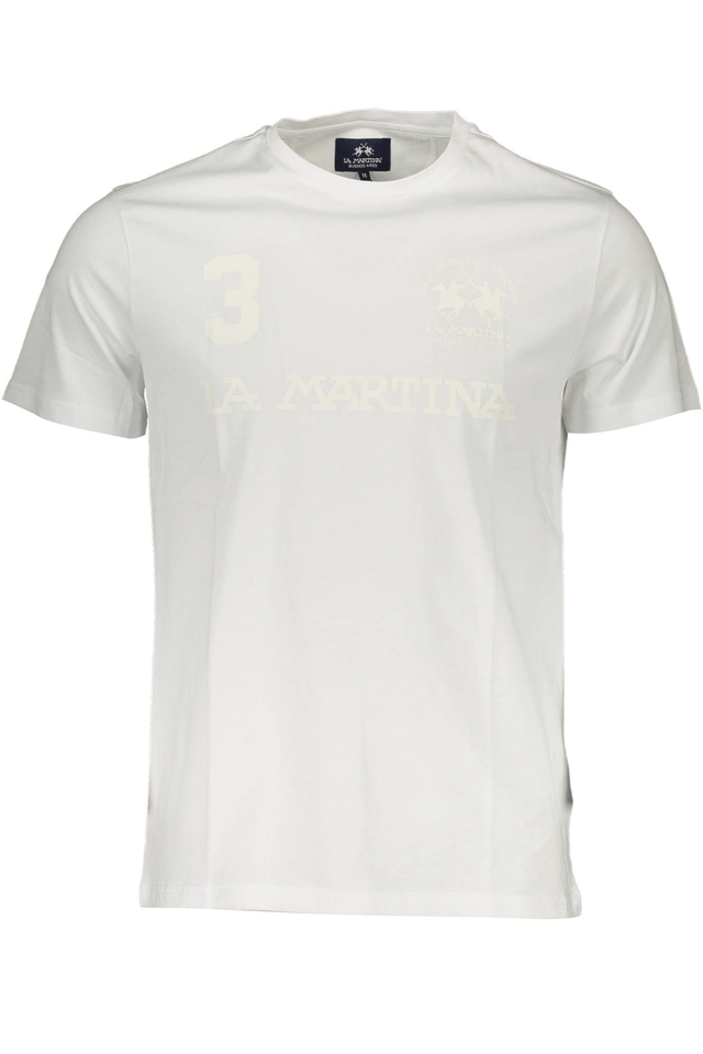 1807LA MARTINA T-SHIRT MANICHE CORTE UOMO BIANCO