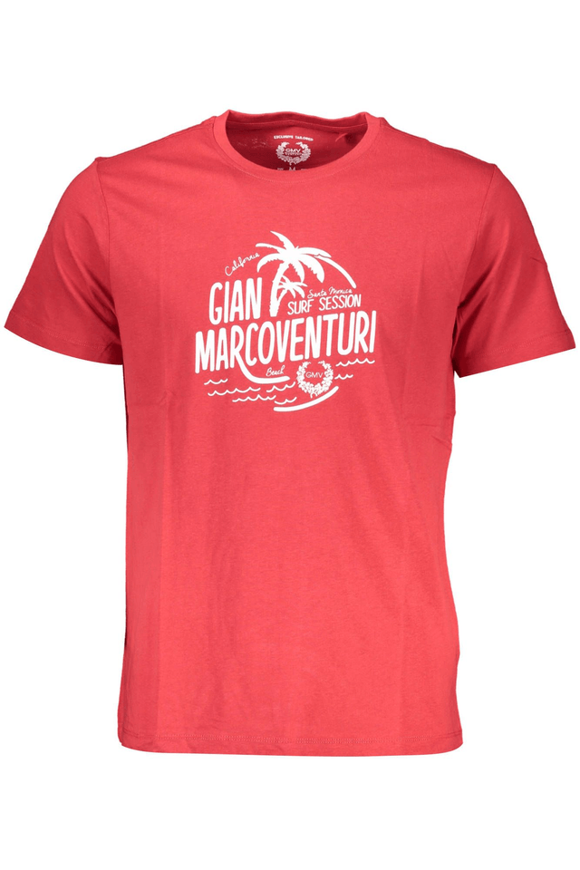 3971GIAN MARCO VENTURI T-SHIRT MANICHE CORTE UOMO ROSSO