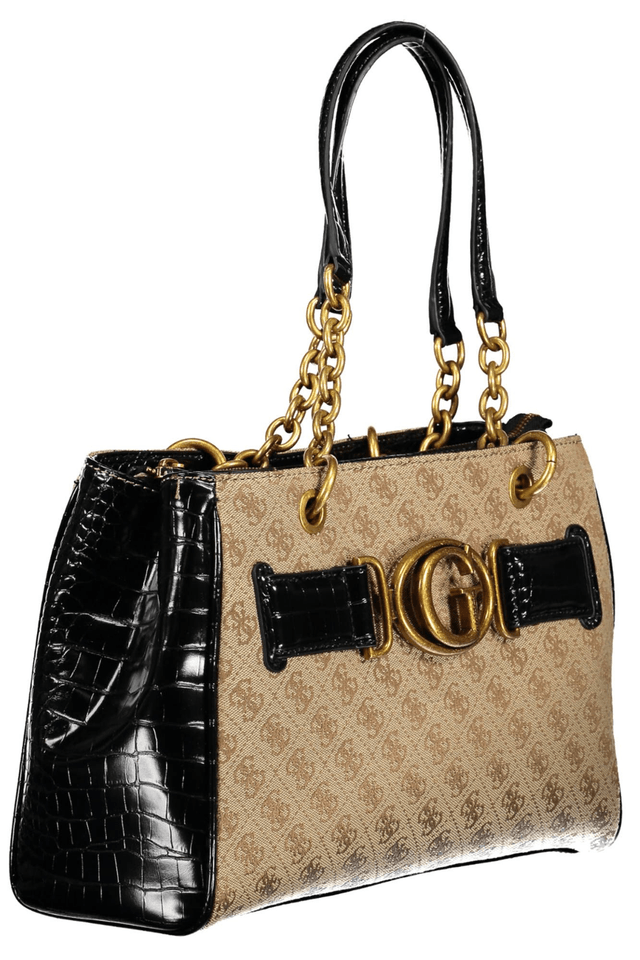 2057GUESS JEANS BORSA DONNA NERO