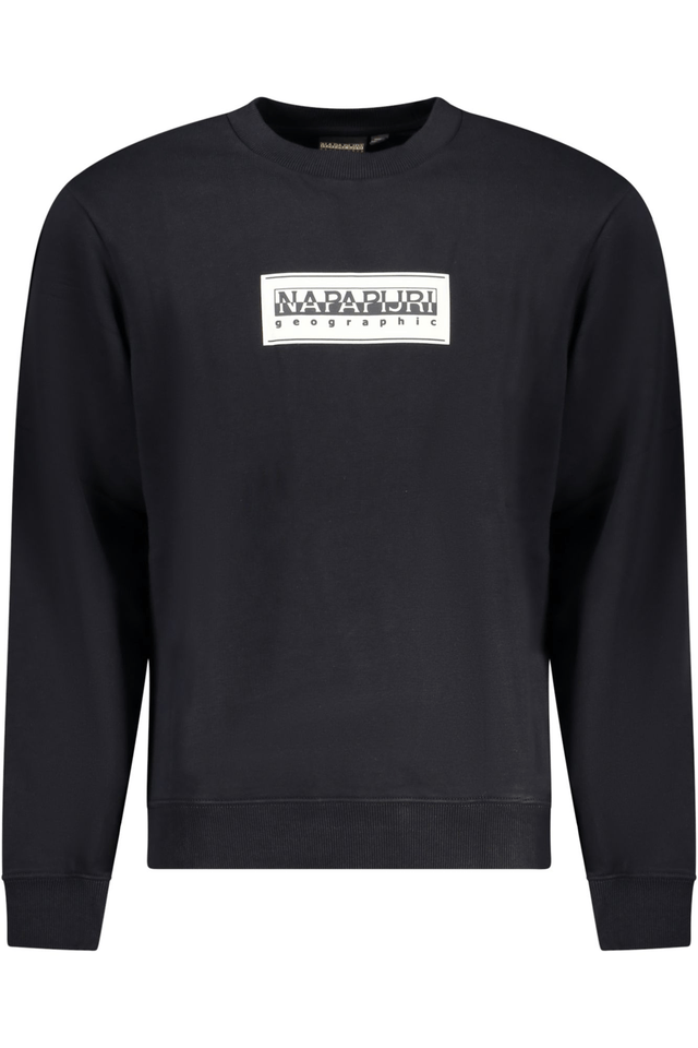 10358NAPAPIJRI FELPA SENZA ZIP UOMO NERO
