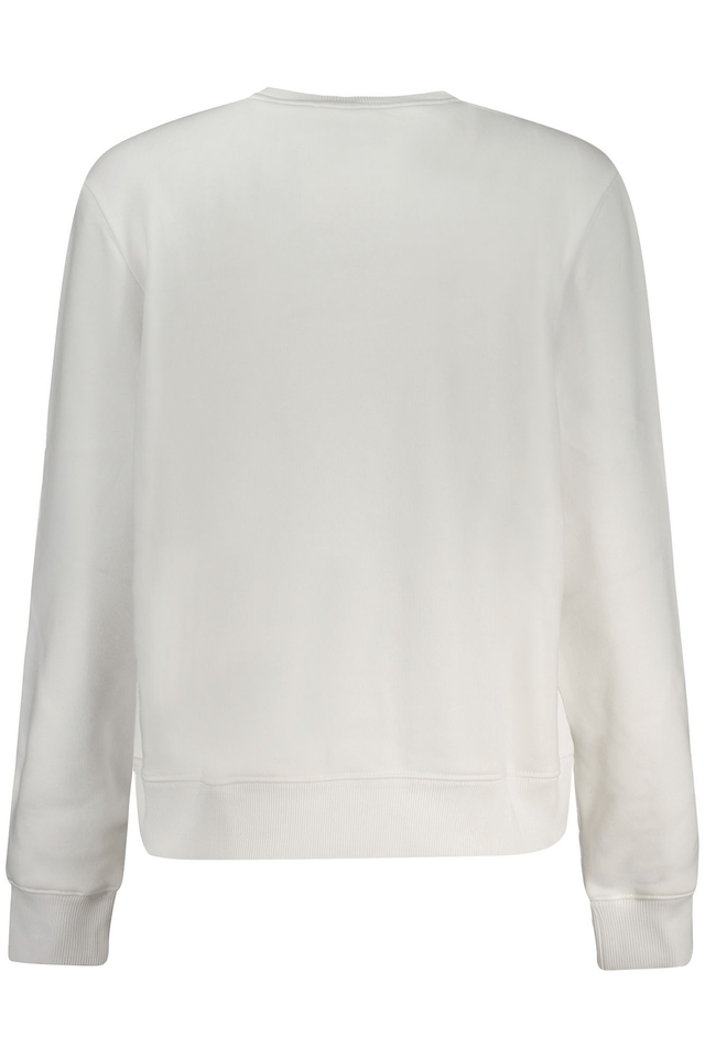 10657GUESS JEANS FELPA SENZA ZIP DONNA BIANCO