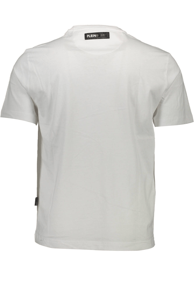 1212PLEIN SPORT T-SHIRT MANICHE CORTE UOMO BIANCO