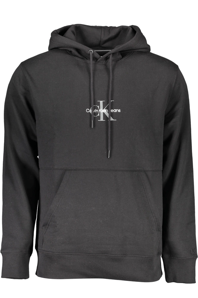2004CALVIN KLEIN FELPA SENZA ZIP UOMO NERO