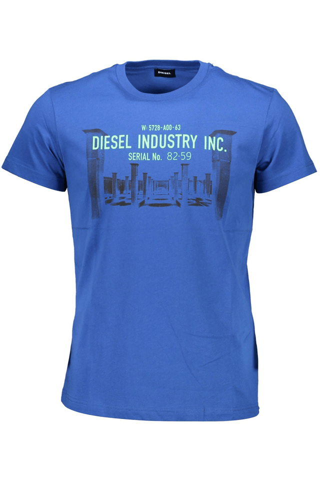 726DIESEL T-SHIRT MANICHE CORTE UOMO BLU