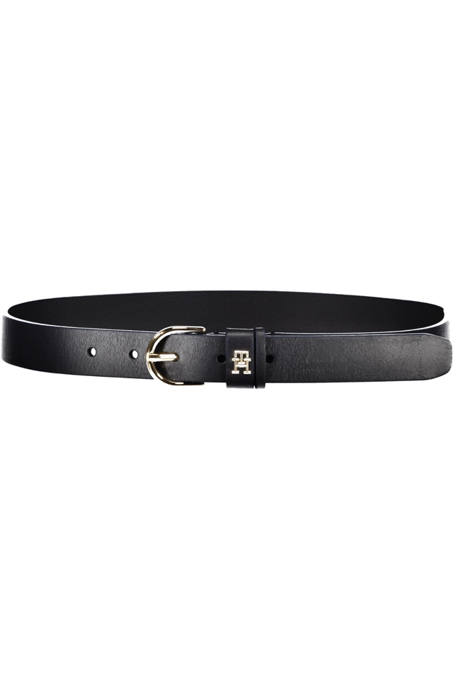 7047TOMMY HILFIGER CINTURA IN PELLE DONNA BLU
