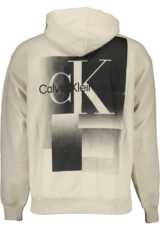 2583CALVIN KLEIN FELPA SENZA ZIP UOMO BEIGE
