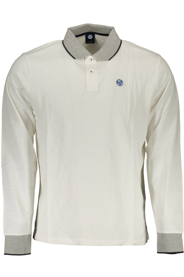 2493NORTH SAILS POLO MANICHE LUNGHE UOMO BIANCO