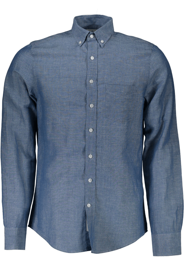 375GANT CAMICIA MANICHE LUNGHE UOMO BLU
