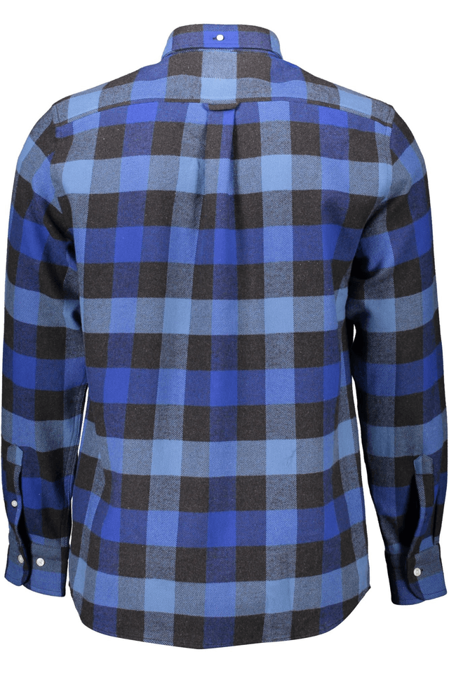 1133GANT CAMICIA MANICHE LUNGHE UOMO BLU