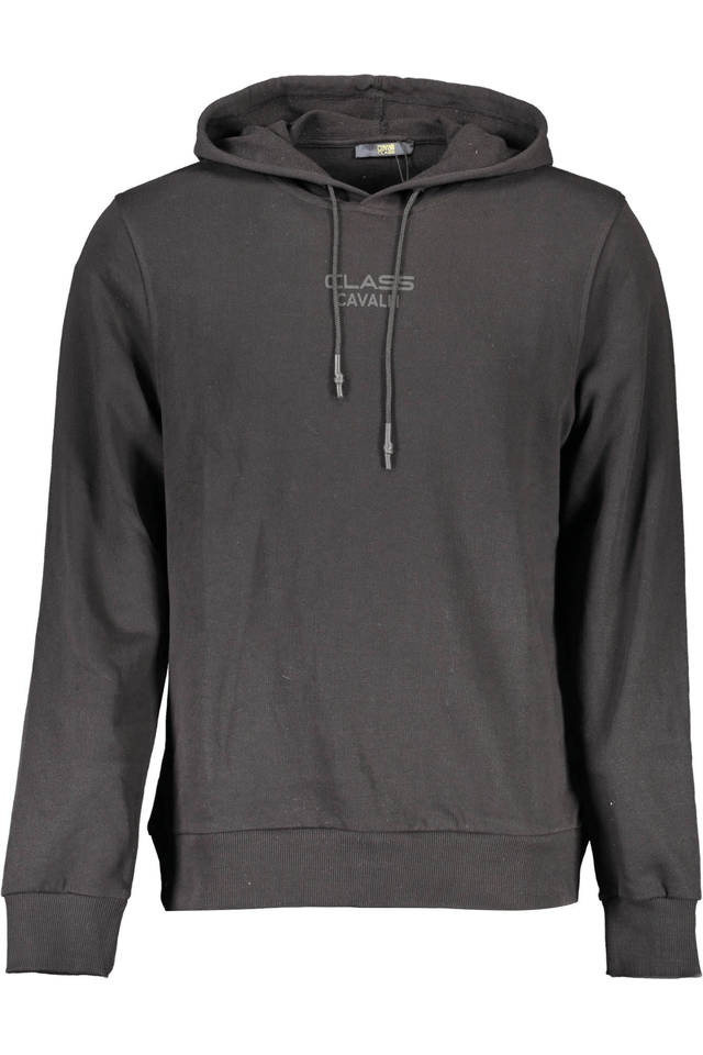 CAVALLI CLASS FELPA SENZA ZIP UOMO NERO