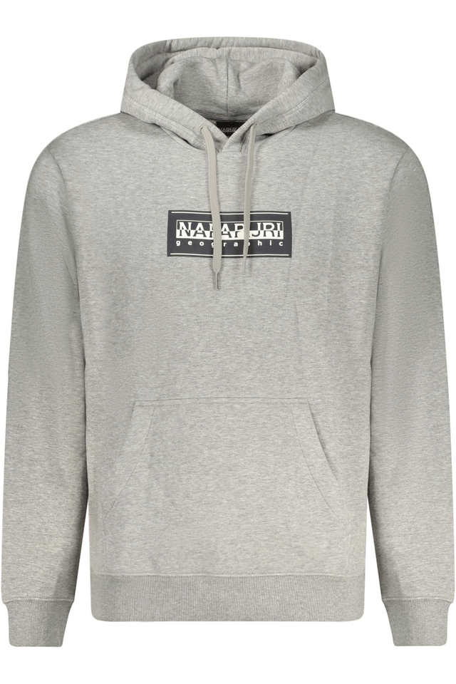10384NAPAPIJRI FELPA SENZA ZIP UOMO GRIGIO