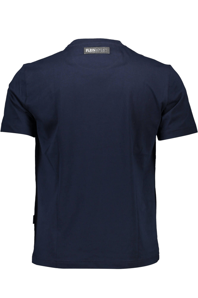 1242PLEIN SPORT T-SHIRT MANICHE CORTE UOMO BLU