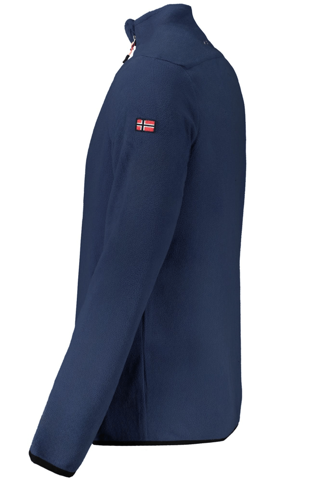 10179NORWAY 1963 FELPA CON ZIP UOMO BLU