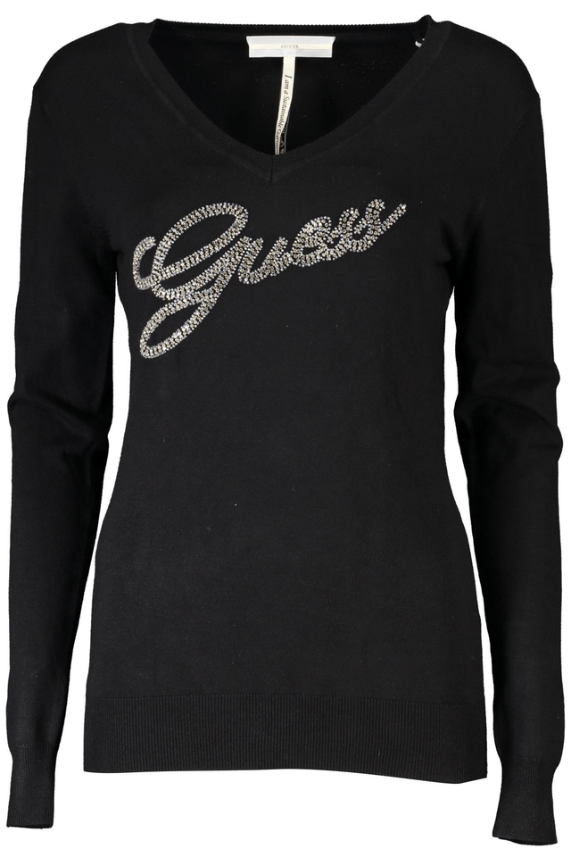 7522GUESS JEANS MAGLIA DONNA NERO