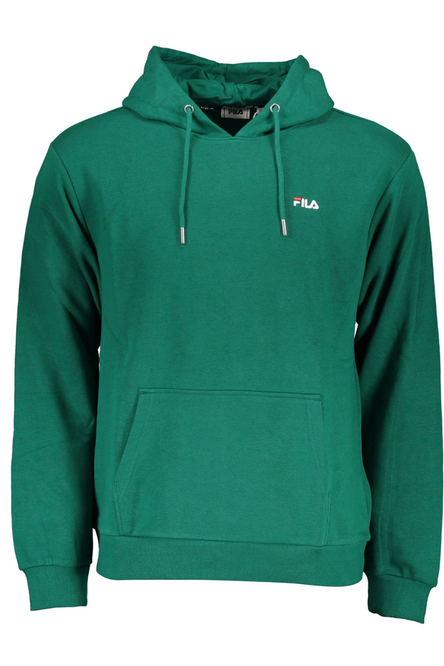 7458FILA FELPA SENZA ZIP UOMO VERDE