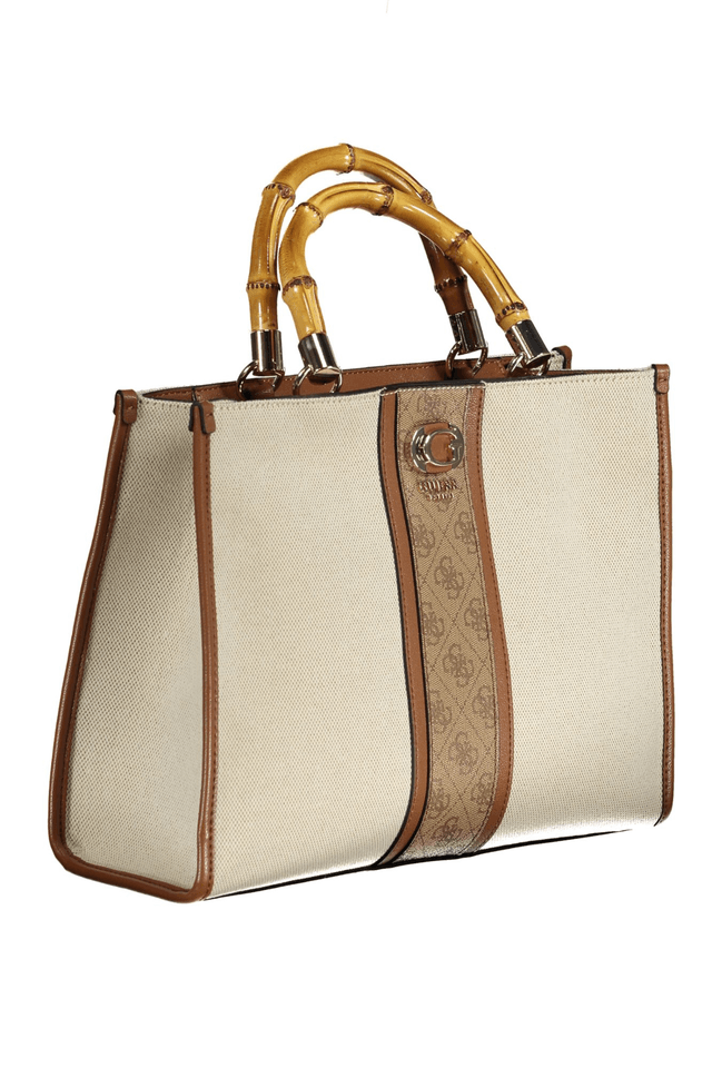 9676GUESS JEANS BORSA DONNA BEIGE