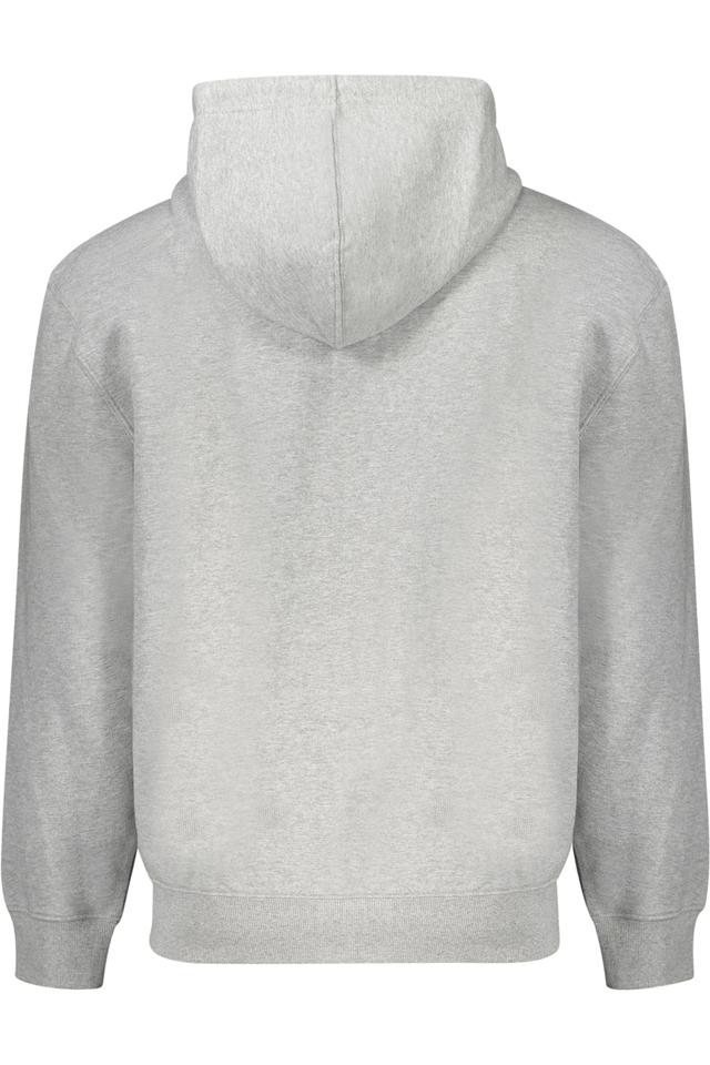 10333GUESS JEANS FELPA SENZA ZIP UOMO GRIGIO