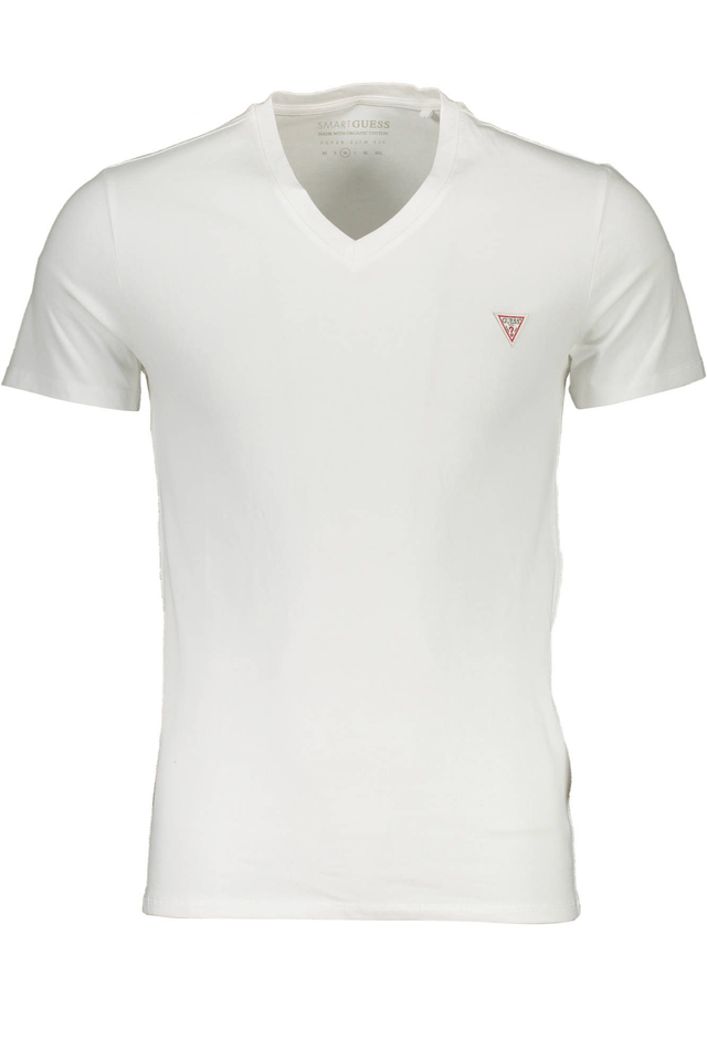 325GUESS JEANS T-SHIRT MANICHE CORTE UOMO BIANCO